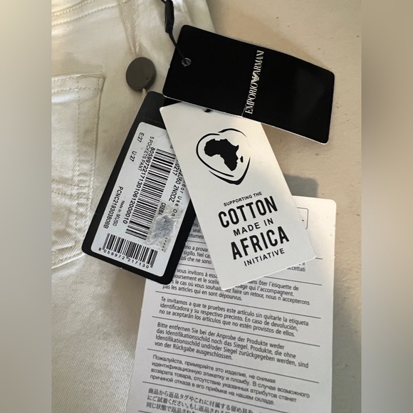 👖NWT! Emporio Armani White Jeans - Picture 4 of 10